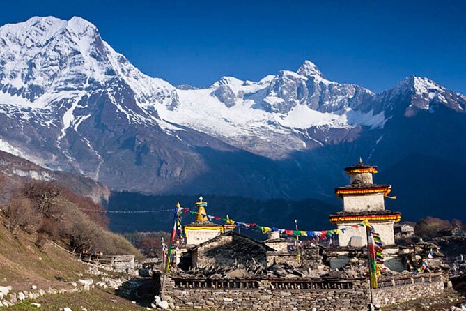 Tsum Valley and Manaslu Trek - Entering the restricted Tsum Valley at Lokpa