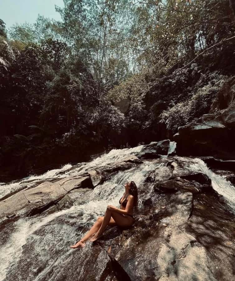 Ubud: Trekking Through Rivers & Forests to Three Waterfalls - Goa Rang Reng Waterfall and the three-waterfall route